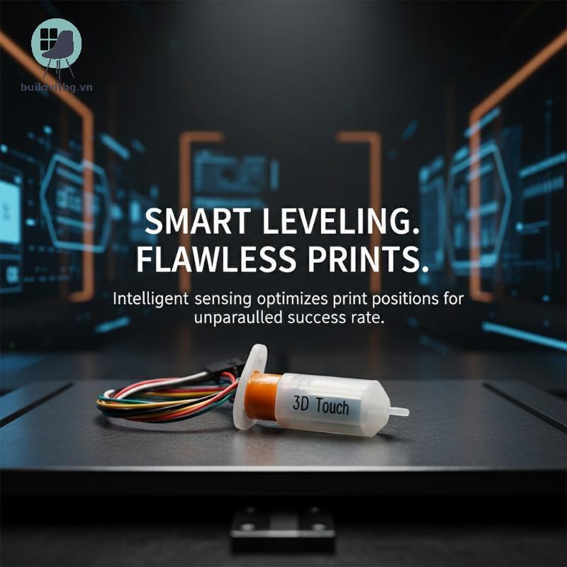 Buildvitbg Cảm Biến Cảm Ứng 3D Cảm Biến San Bằng Giường Tự Động BL Touch BL Touch 3D Bộ Phận Máy In 