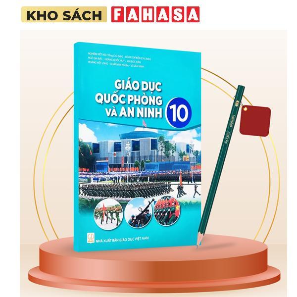 Sách - Giáo Dục Quốc Phòng Và An Ninh 10 (Chuẩn) - Kèm Bút Chì 2B Deli 33312-2B