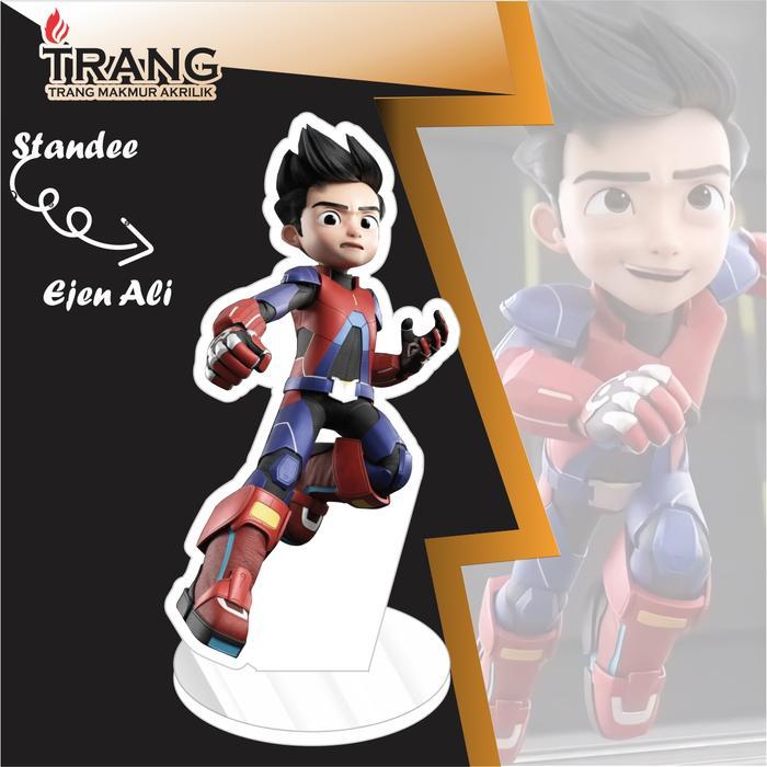 Standee Figure Akrilik Ejen Ali / Standing Action figure Acrylic Ejen Ali - Style 1
