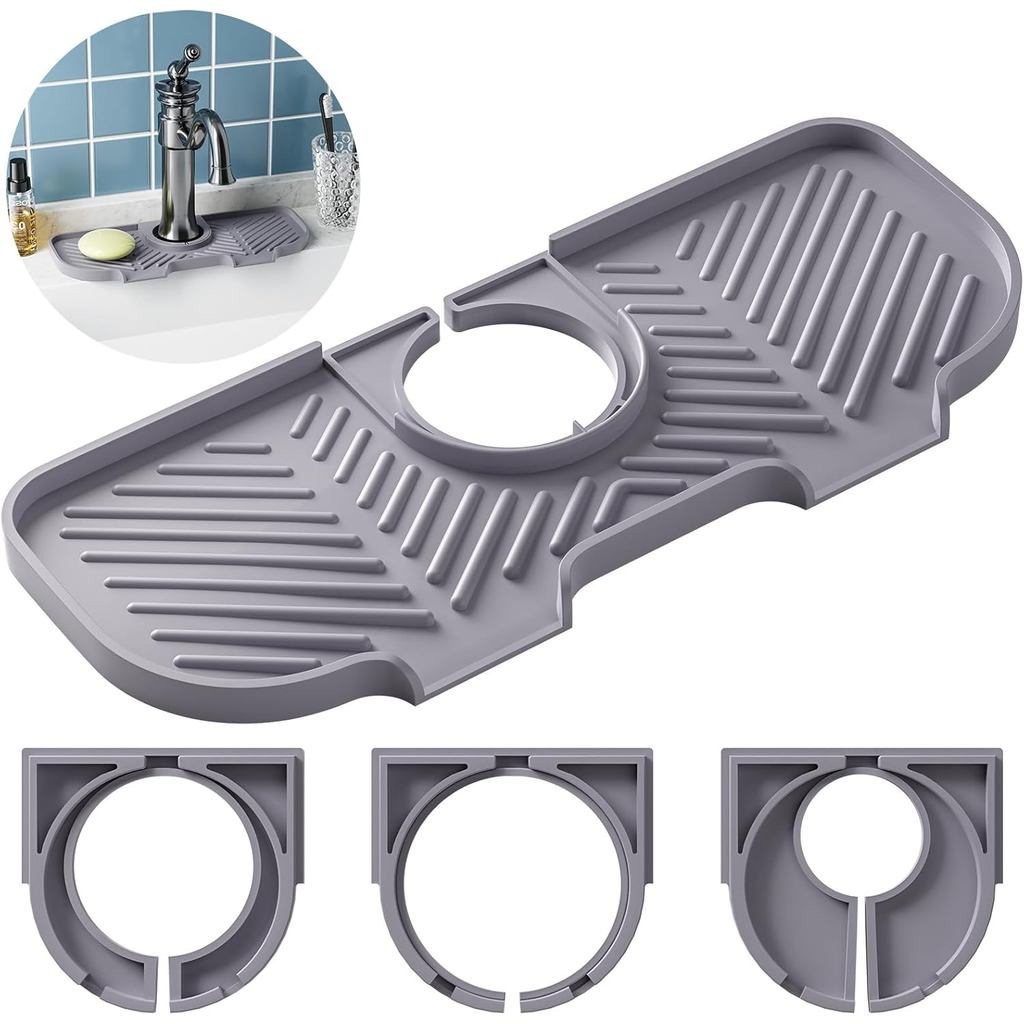 Thảm vòi cho bồn rửa nhà bếp, 6° Slope Sink Splash Guard, Splash Guard cho bồn rửa nhà bếp, Bồn rửa 