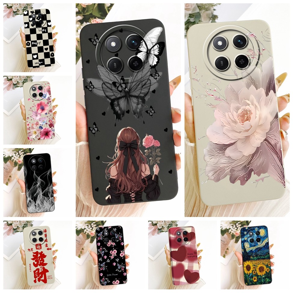 Ốp Điện Thoại Honor X9c Ốp Lưng Silicon Thời Trang Mèo Dễ Thương Họa Tiết Ngộ nghĩnh Chống Sốc Ốp Lư