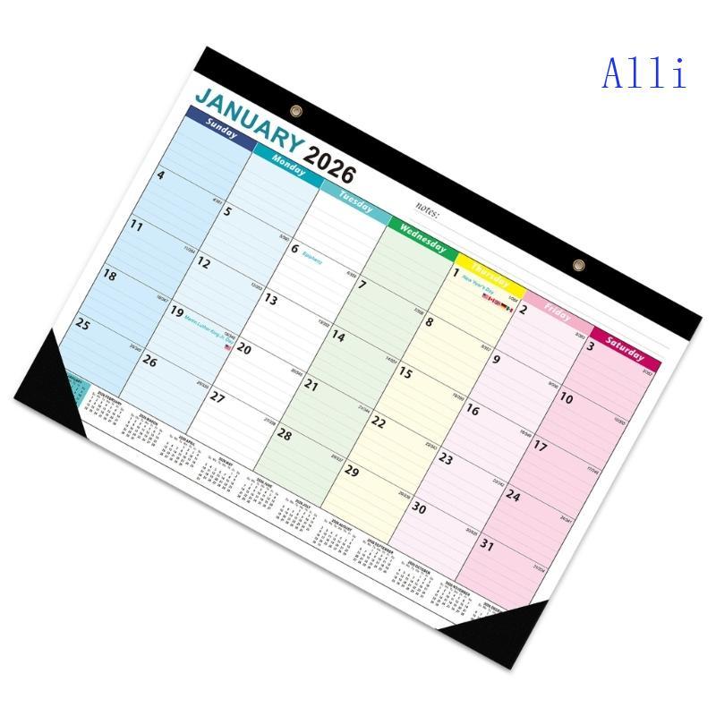 Alli 2026-2027 Lịch treo tường Lịch hàng tháng Người lập kế hoạch 18 tháng Tham khảo tháng Jan 2026 