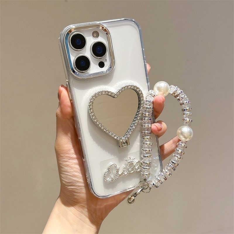 Ốp Điện Thoại Gương Cho Xiaomi 17Ultra 15T 15Pro 14 14TPro 14Ultra 13Pro 12X Xiaomi 12SPro Có Dây Đe