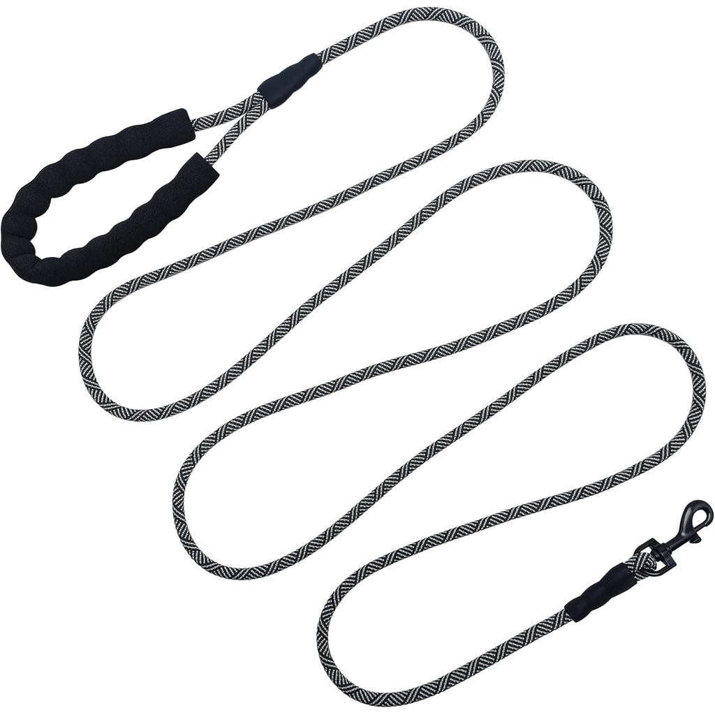 Dây xích chó nhỏ MayPaw 8FT, Dây xích chó con bằng dây Nylon mạnh nhẹ 1 / 4in có tay cầm thoải mái đ