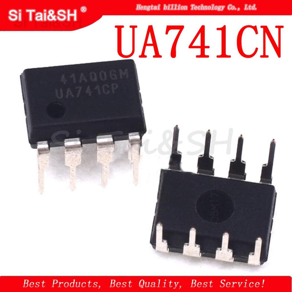 20 CHIẾC DIP8 IC UA741CN UA741CP UA741 OP Amp LM741 741 TI IC OPAMP GP 1MHZ Chính Hãng