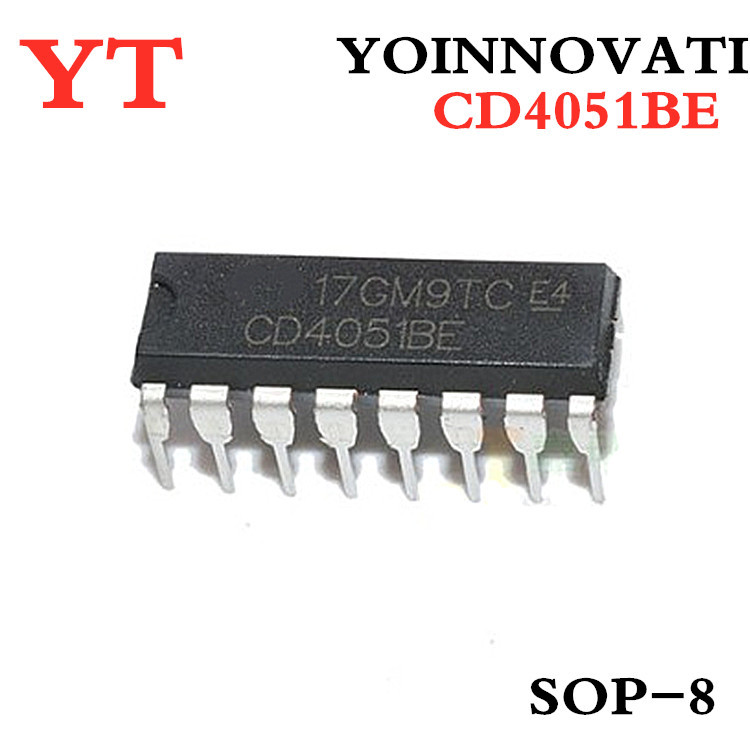 50 Cái / lốc CD4051BE CD4051 4051 DIP16 IC Chất Lượng Tốt Nhất