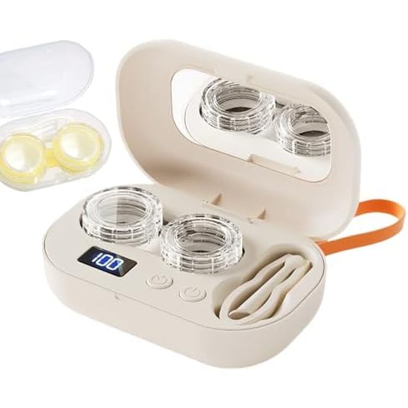 Ultrasonic Contact Lens Cleaning Machine | Small Electric Ultrasonic Cleaning Equipment | Contact Le