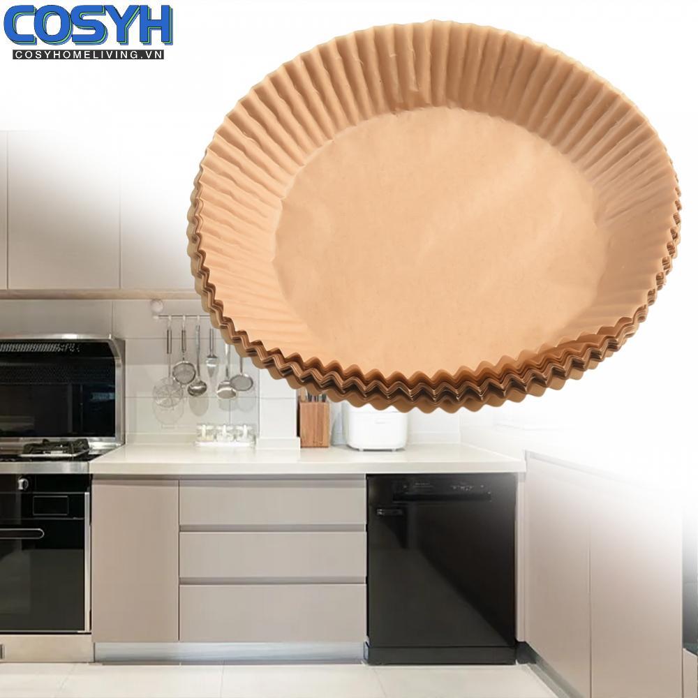 <cosyh>Airfryer Baking Paper Durable Natural Non-stick Oil-proof Oven Pan Pad Air Fryer