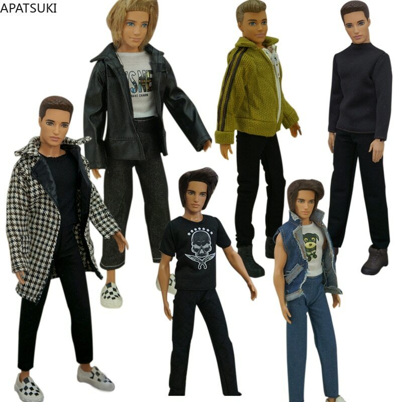 Quần Áo Thời Trang Cho 12 "Ken Boy Búp Bê Áo Sơ Mi Quần 1 / 6 Phụ Kiện Đồ Chơi Trẻ Em