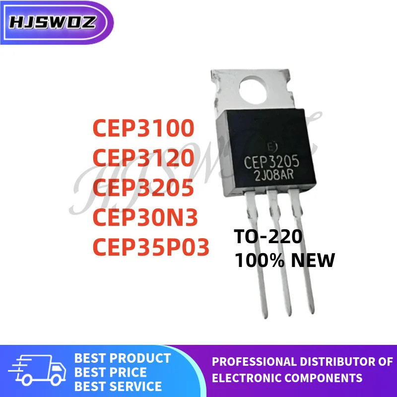 10 / CÁI CEP3100 CEP3120 CEP3205 CEP30N3 CEP35P03 TO-220 MOS FET ống mos chip ic UVVG