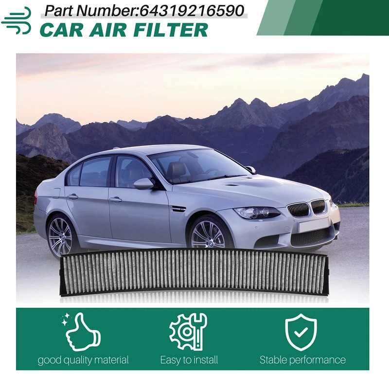 Lọc Không Khí Cabin Than Carbon Cho-BMW E46 325I 328I 330I 64319216590
