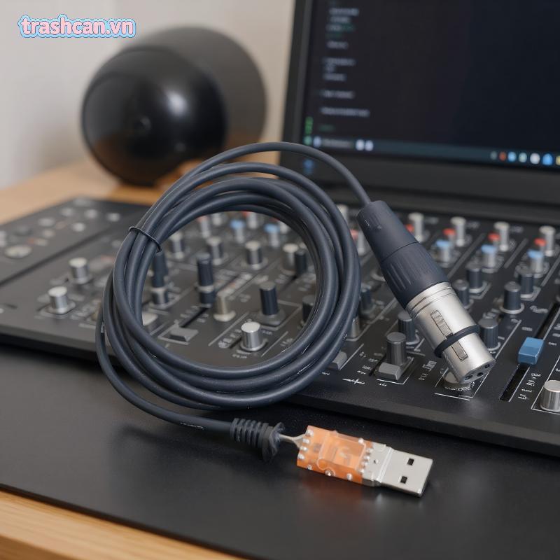 Tr USB Sang DMX Giao Diện Adapter QLC DMX512puter PC Giai Đoạn Chiếu Sáng Bộ Điều Khiển Dimmer Cho S