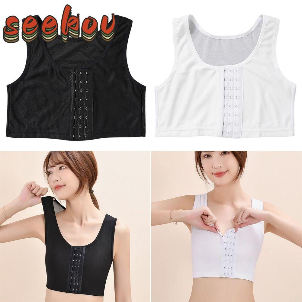 Áo corset và quần lót ngực shaper SEEKOV, bền đẹp, phù hợp đồng tính nữ tomboy size M-3XL