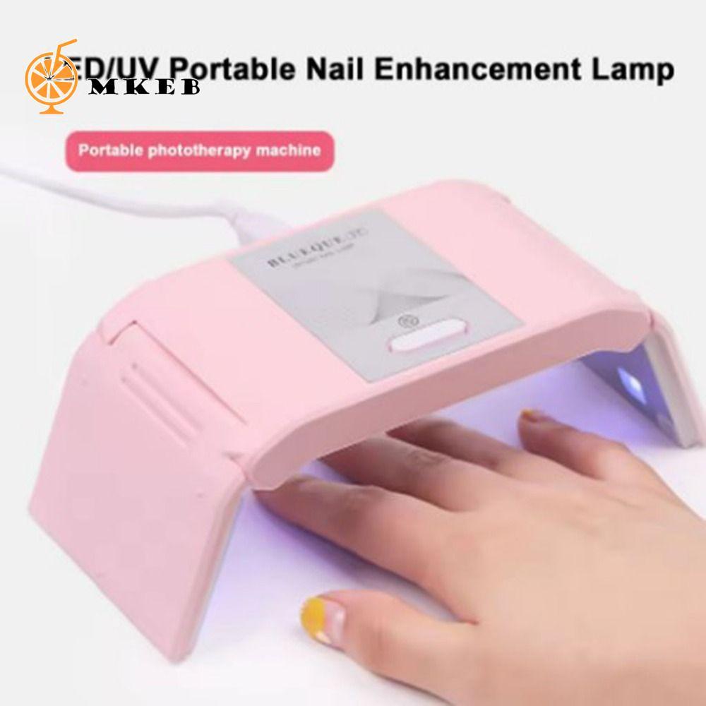 MKEB Nail Art Light, 36W Power USB plug-in LED Nail Lamp, Chuyên Nghiệp Có Thể Gập Lại 12 Hạt Đèn Di