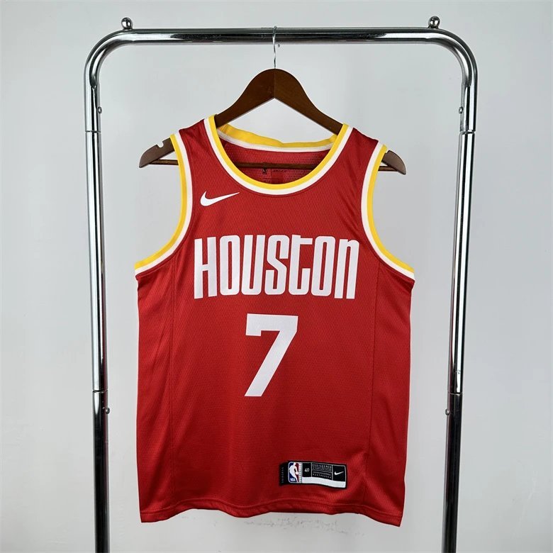 Tên Lửa Số. 7 Durant Adams Số. 12 - Áo Jersey Bóng Rổ phiên bản retro hot press 2026