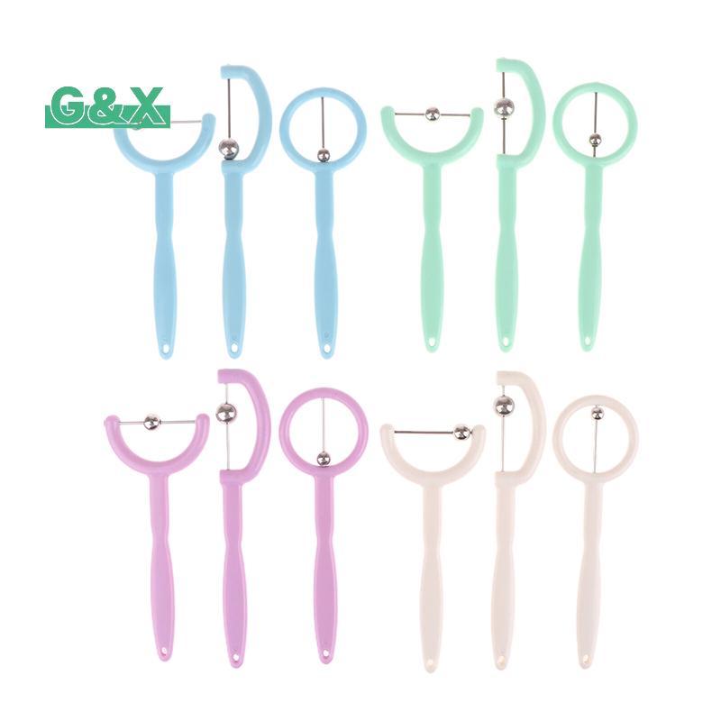 [G & X] 3 Dụng cụ tập thể dục đầu lưỡi dành cho trẻ em Dụng cụ tập thể dục Đầu lưỡi Dụng cụ tập thể 