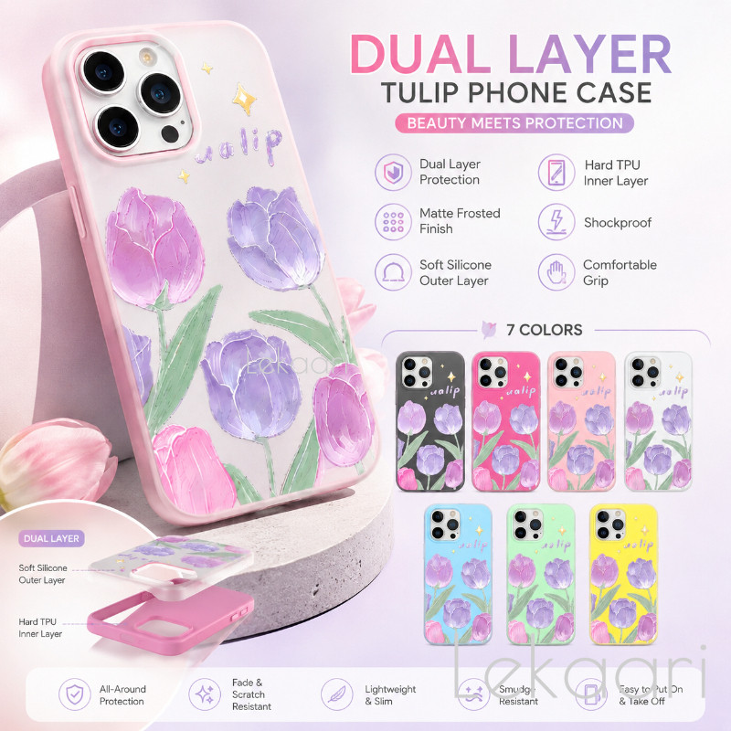 Ốp Lưng Tulip Cho Samsung Galaxy A57 A37 A27 A17 A07 A56 A36 A26 A16 A06 A05 A05s M17 M077 M05 F17 F