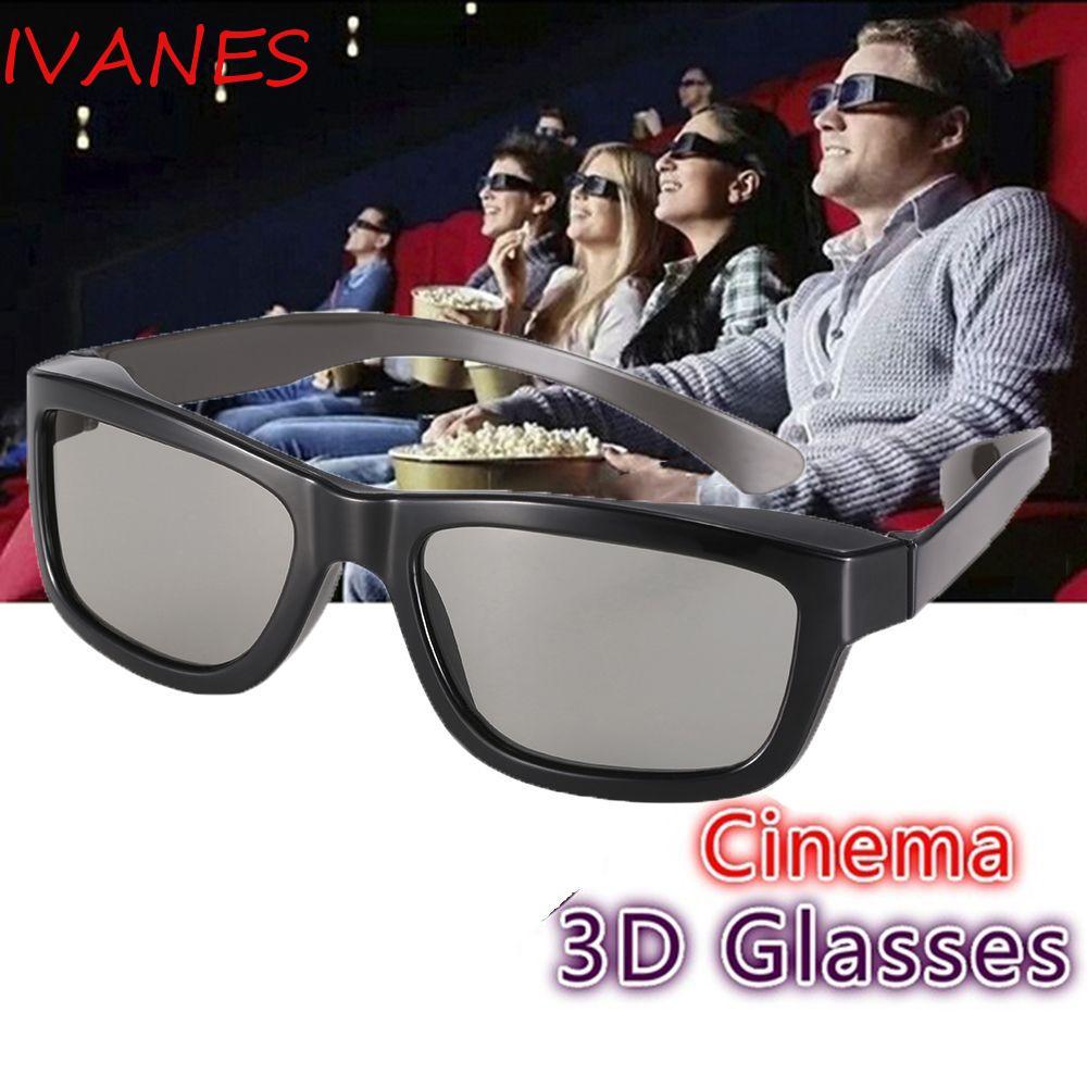 IVANES Kính 3D Rạp hát tại nhà Phim tròn Phim 3D Game DVD Chiều Anaglyph
