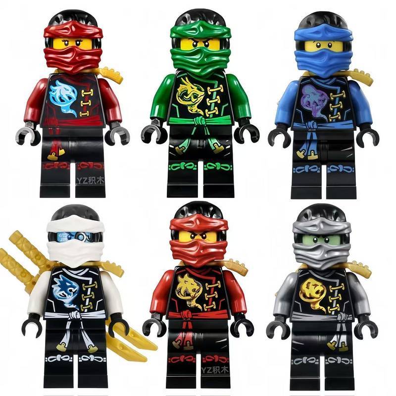 Ninjago Pirate Season Season 6 Ninja and Kweichow Moutai Pirates Figure Toy Tnyo
