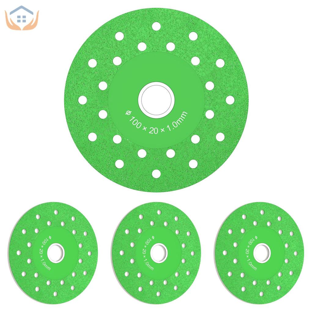 4 Lưỡi cắt tấm đá kim cương Lưỡi mài rộng xốp chính xác cho máy mài góc SHOPTKC7493