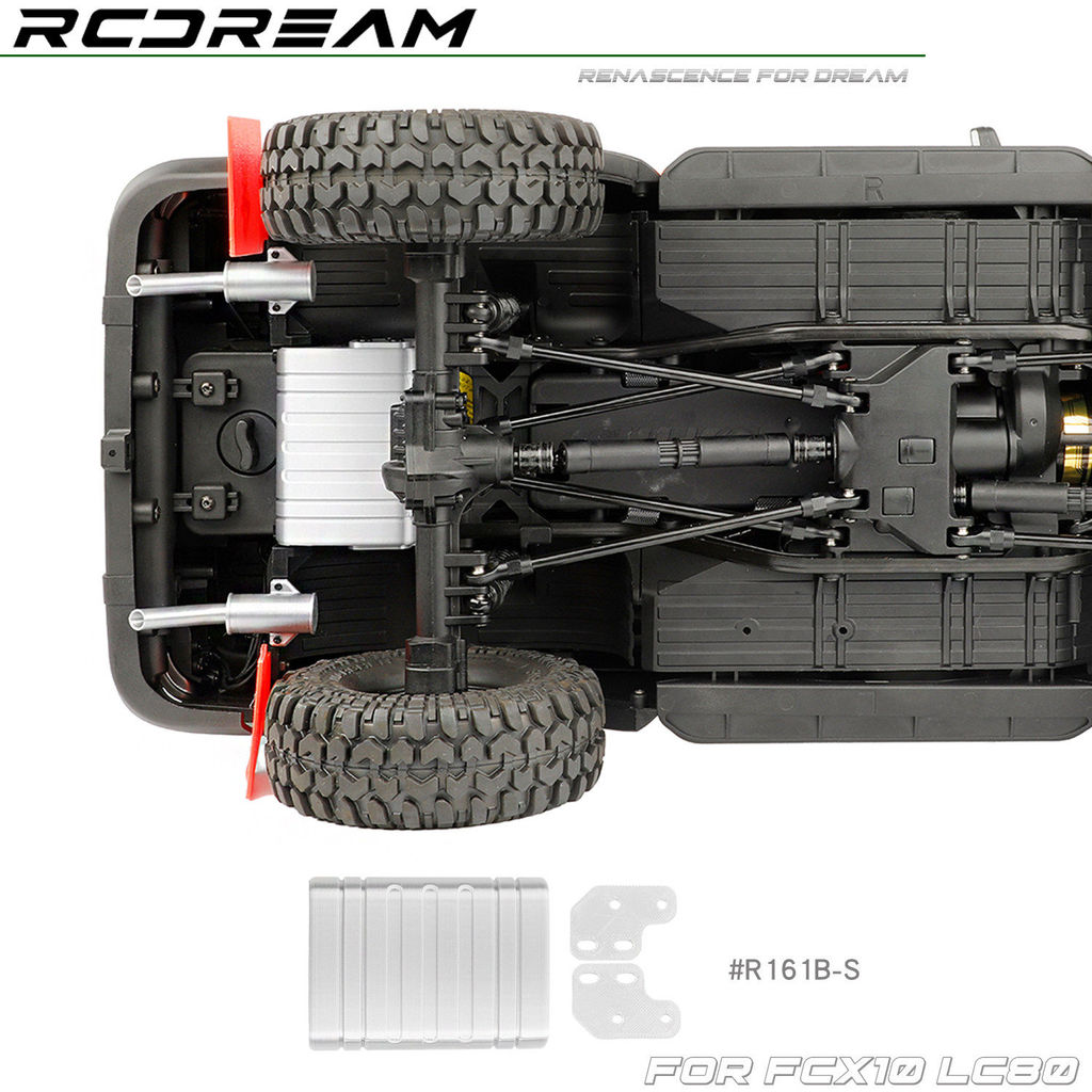 RCDream Sửa Đổi Tâm Trạng Phần Phụ Kiện FCX10 LC80 Mô Phỏng Phụ Trợ Bình Nhiên Liệu Xe Đáy Bình Nhiê
