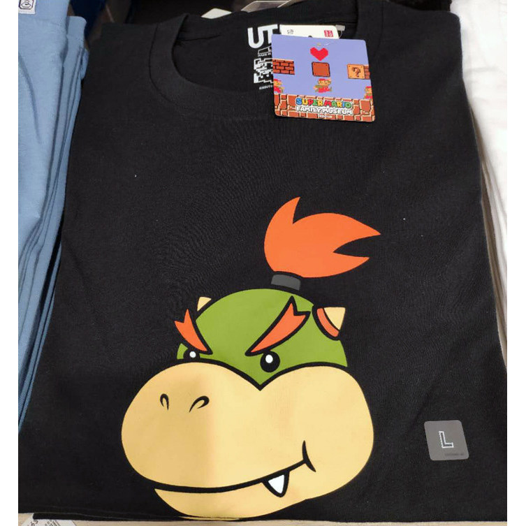 U--T Super Mario Bowser Jr In Đồ Họa 200GSM Cotton Cao Cấp Cổ Tròn Quá Khổ Áo 5.11