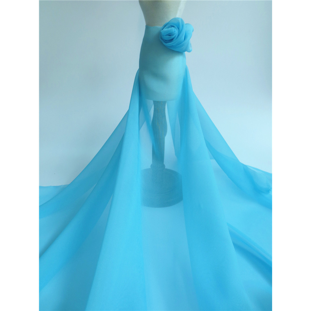 Vải Voan Siêu Mỏng 30D Tencel Thổ Cẩm Lụa Nhăn Vải tuyn Trong Suốt Trang Phục Hanfu Váy Hiệu Suất Vả