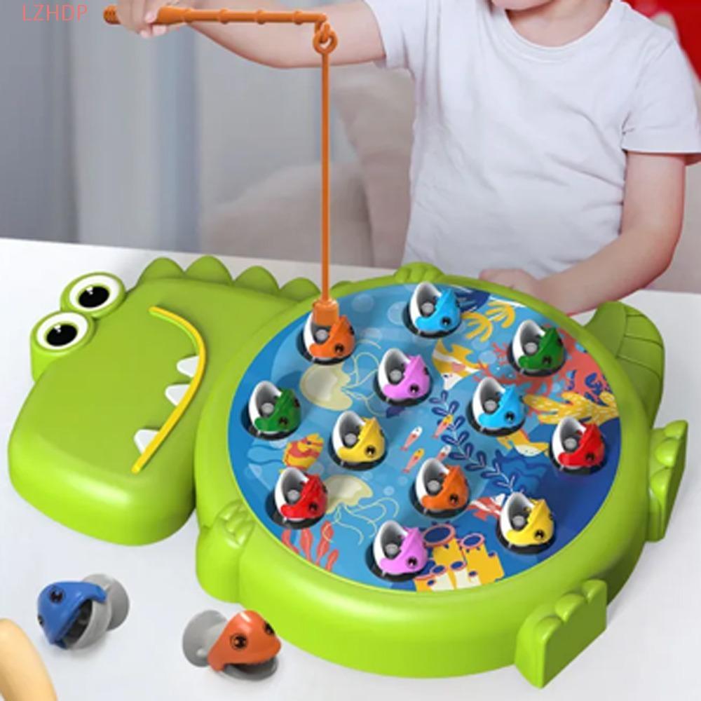 Đồ chơi câu cá cho bé LZHDP, Đĩa câu cá Bộ đồ chơi câu cá điện giáo dục sớm, Đồ chơi tương tác giữa 