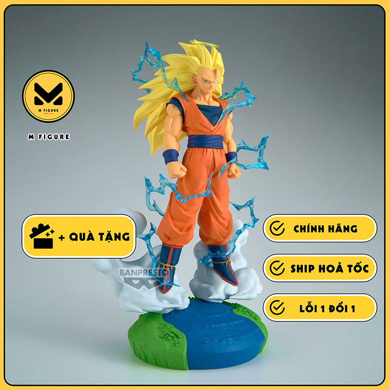 MÔ HÌNH Son Goku SSJ3 - Dragon Ball Z - History Box (Bandai Spirits) FIGURE CHÍNH HÃNG