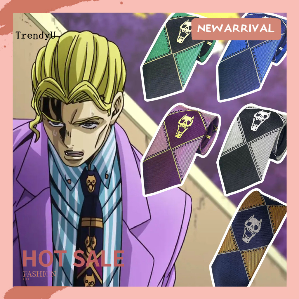 Đoạn Dây Buộc Đầu Cosplay Kira Yoshikage Polyester Mềm Mại - Phù Hợp cho Bữa Tiệc và cosplay JoJo's 