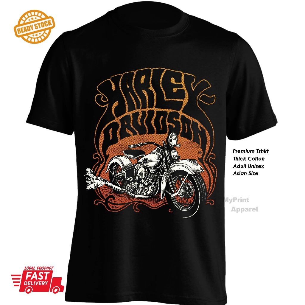 Áo thun xe máy Hd Bikes Dyna