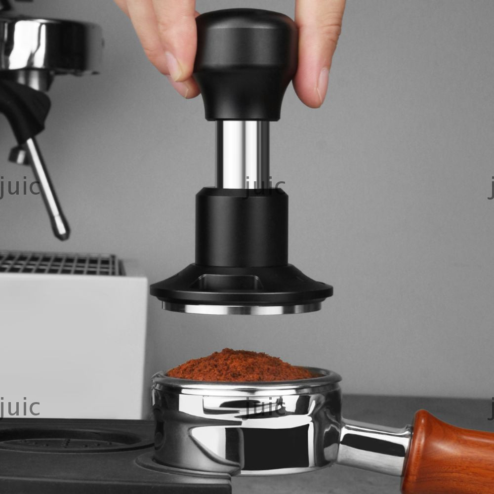 JUIC Espresso Tamper, Tamper cà phê nạp lò xo bằng thép không gỉ 58,5mm 53mm 51mm, Tamper tác động c