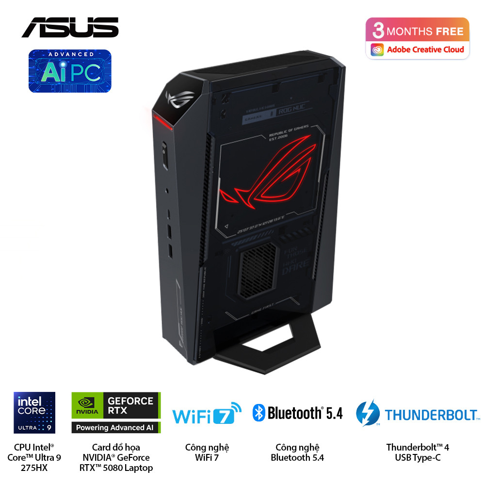Mini PC ASUS ASUS NUC RNUC15JNK9X489A4 (Ultra 9 275HX/ ( 2x16GB ) DDR5-6400/1TB Gen4 NVMe/Wifi7/RTX 
