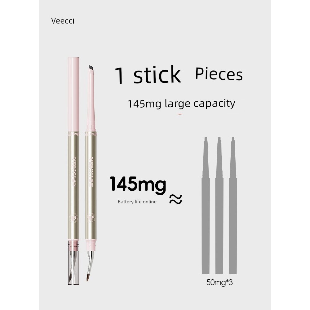 bút chì kẻ mắt eyeliner Bút Gel kẻ mắt dung tích lớn VEEECCI / VEECCI Bút kẻ mắt hai đầu chống nước 