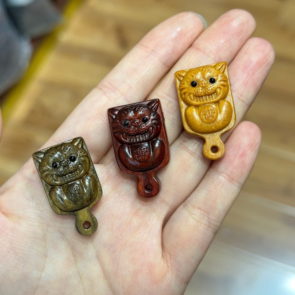 Đồ trang trí thủ công gỗ hổ Yuling, phong cách mới, may mắn và thịnh vượng