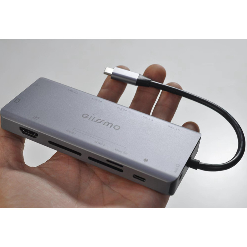 13 trong 1 Multi-Port Type-c Docking Station Văn phòng Laptop Chuyển đổi hdmi Chiếu ipad Phụ kiện