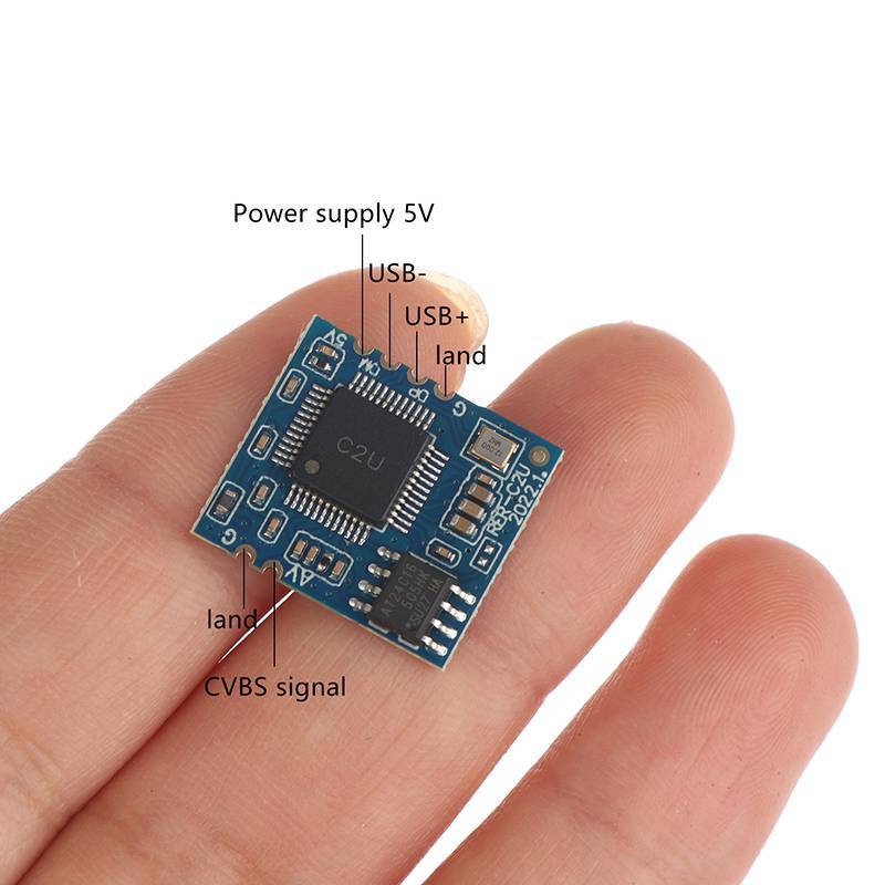 [Lovivi] Mô-đun máy ảnh USB kỹ thuật số AV Video sang USB CVBS sang Chip USB cho phụ kiện bảng không