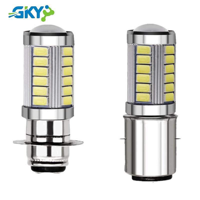 GKY 1X PX15D P15D 33 SMD H6M LED Ba20d 5630 33 Đèn LED Sương Mù GKY