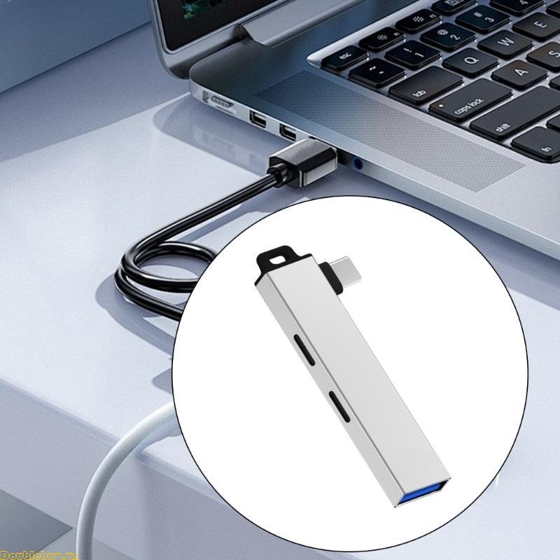 Doublebuy Compactly Type C Hub Type C sang 2Type C và USB Hub Bộ chia USB Bộ chuyển đổi USB C