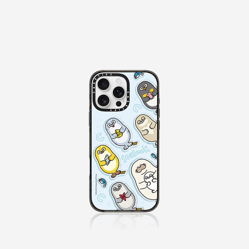 Sealook x CASETiFY Seal Look đồng thương hiệu Snow Time cho iPhone16ProMax / 16Pro / 15Pro