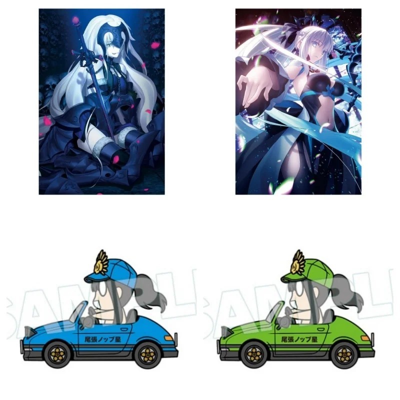 Standee Anime Fate/Grand Order FGO Mô Hình Mica Trang Trí Bàn Học Jeanne Alter Morgan Nobunaga Móc K