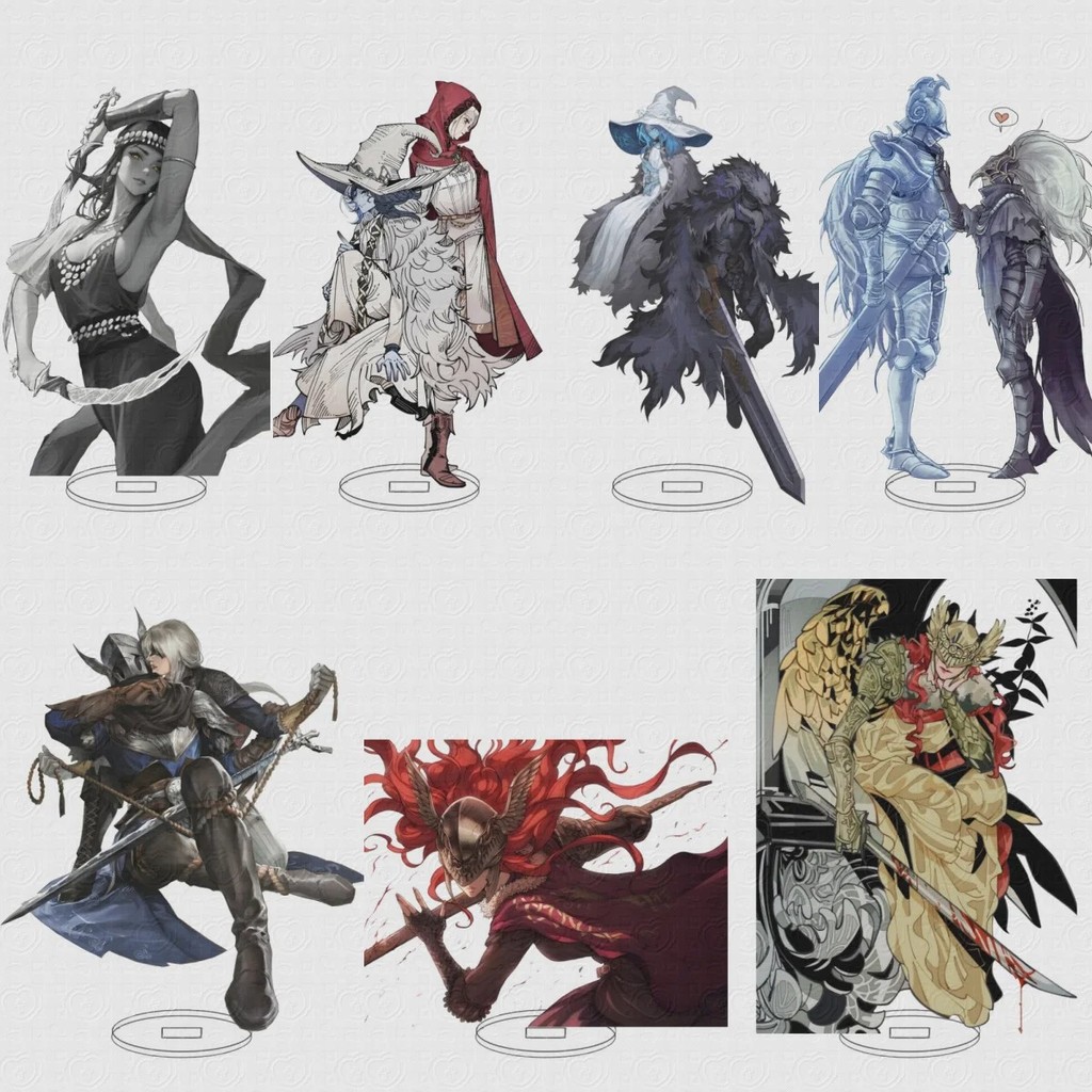 Standee Elden Ring mô hình mica Game Ranni Malenia trang trí bàn học 15cm decor cực đẹp quà tặng fan
