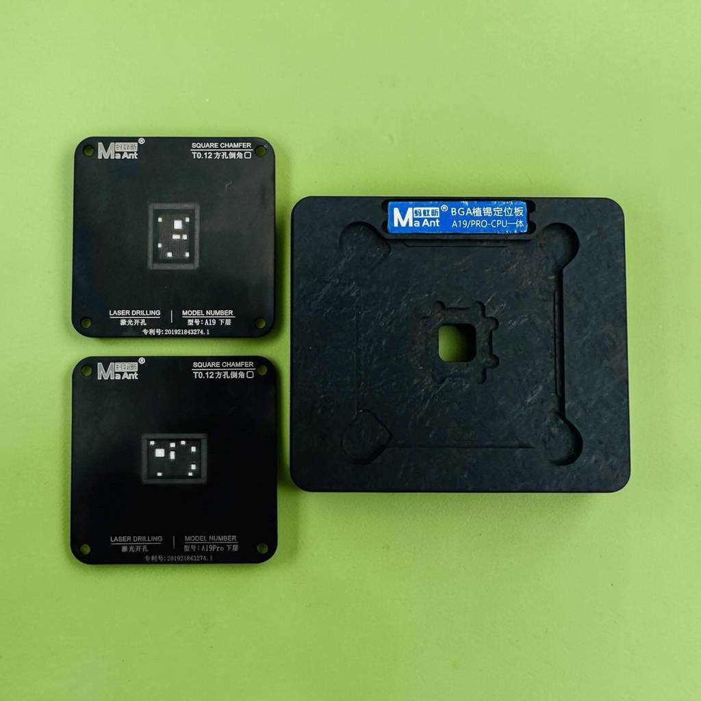 Khuôn vỉ đổ chân CPU A19 / A19 PRO hãng MaAnt
