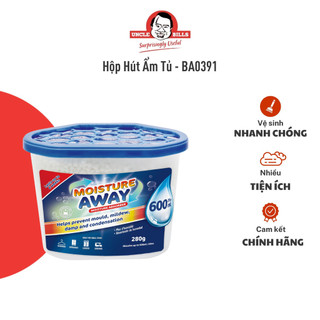 Hộp hút ẩm tủ giày chống mốc nồm ẩm uncle bills hút ẩm tủ quần áo tủ giày 600ml - ba0391