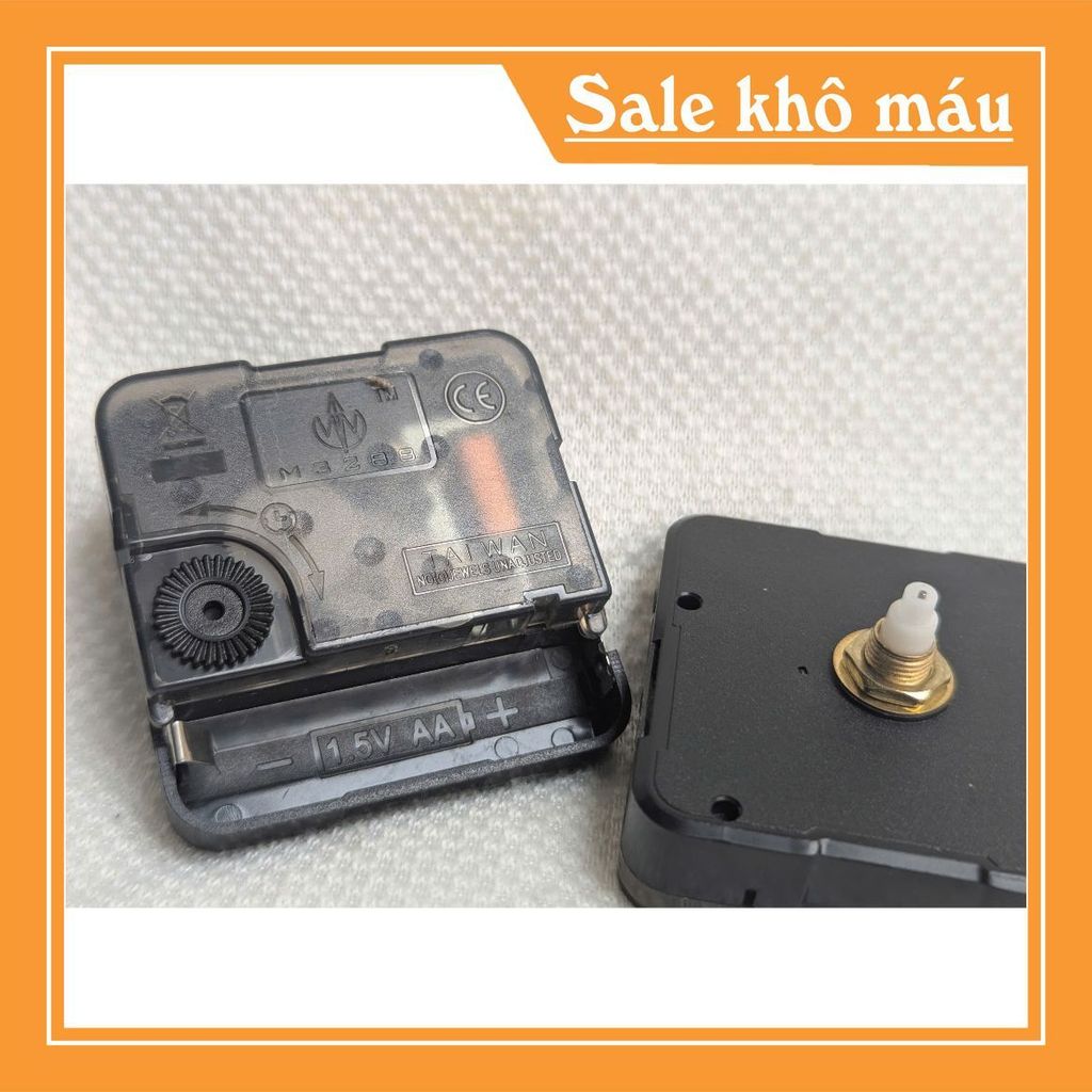 Máy đồng hồ treo tường QUARTZ TAIWAN M3288 – KIM GIẬT, Bền bỉ, chạy ổn định, ÍT HAO PIN, bảo hành 12
