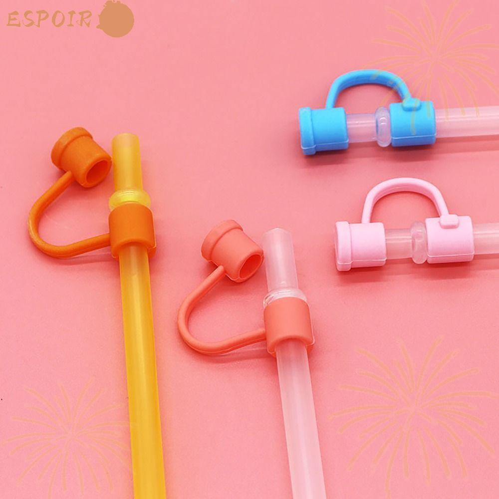 ESPOIR Ống Hút Topper, Chống Bụi Niêm Phong Tốt Đầu Ống Hút Có, Di Động 8 Mm Nắp Bảo Vệ Ống Hút Đầu 