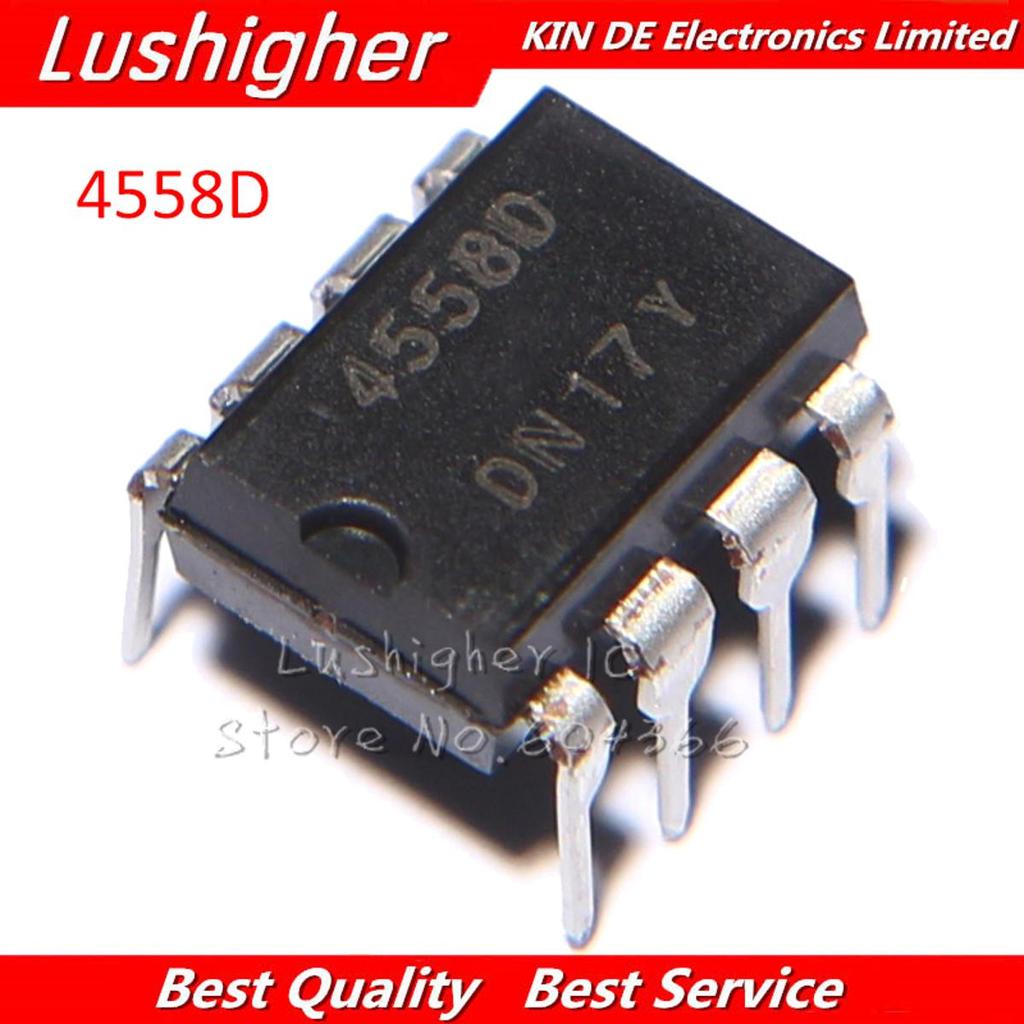 20 CHIẾC NJM4558D DIP8 NJM4558 DIP JRC4558D JRC4558 Mới Chính Hãng