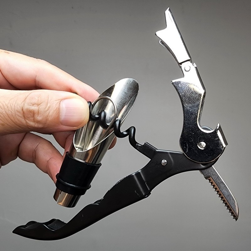 Mỹ Cao Cấp Cá Ngựa Dao Rượu Vang Đỏ Corkscrew Bia Rượu Champagne Bia Có Thể Dụng Cụ Mở Rượu Vang Đỏ 