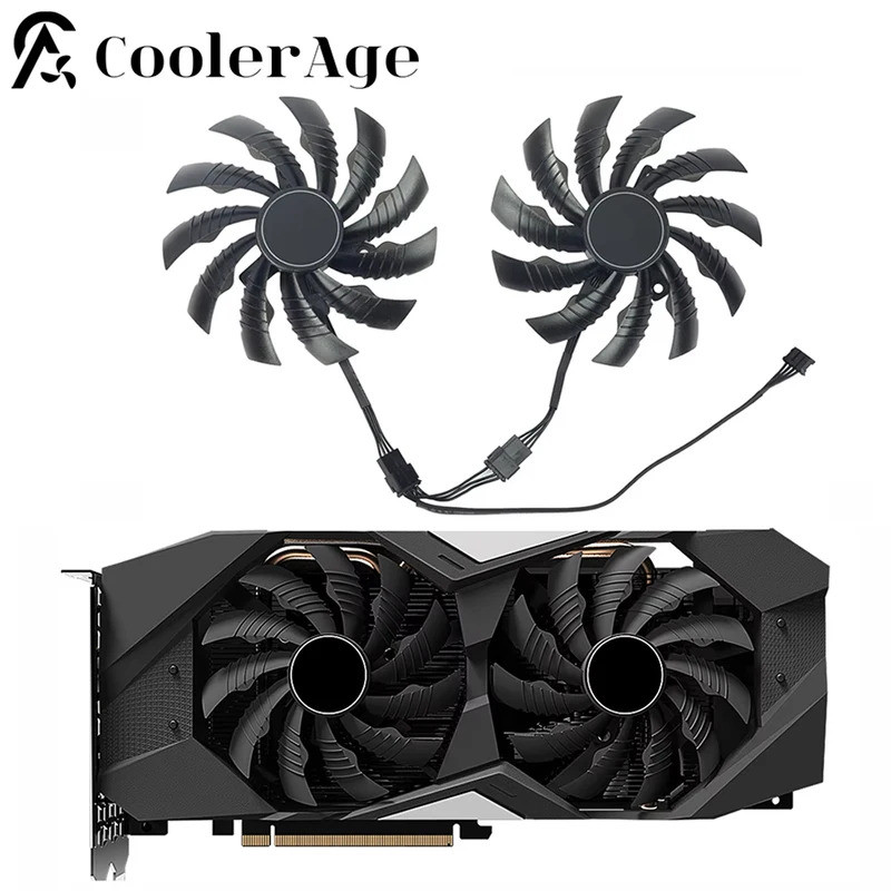 Quạt Card Video Cho Gigabyte RTX2070 RTX 2060 SUPER 2070 WINDFORCE 95MM PLD10010S12H GTX1660Ti GTX16