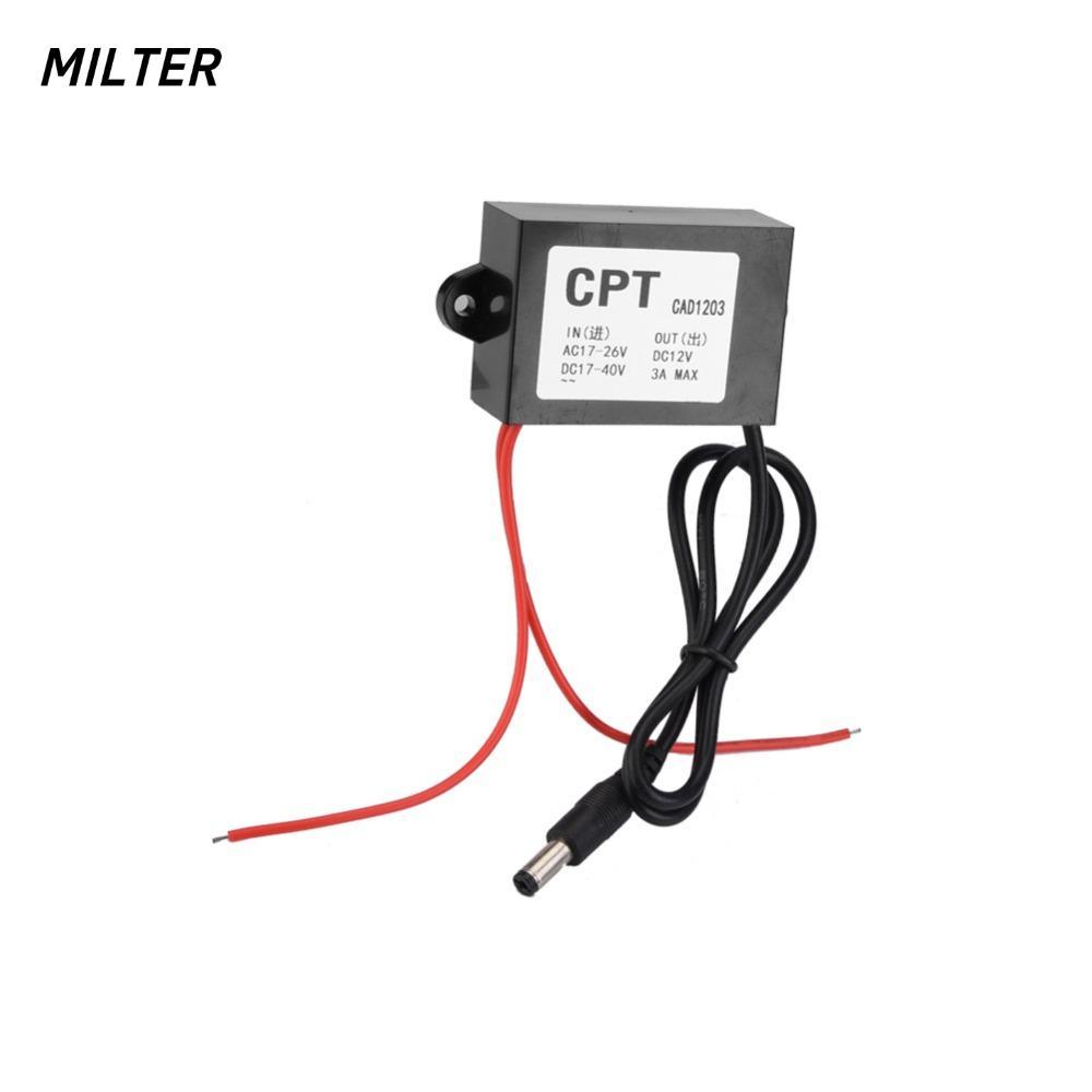 Bộ điều chỉnh nguồn điện MILTER, Đầu vào AC 17-26V Đầu ra 12V Bộ chuyển đổi nguồn AC-DC, Đầu ra ổn đ